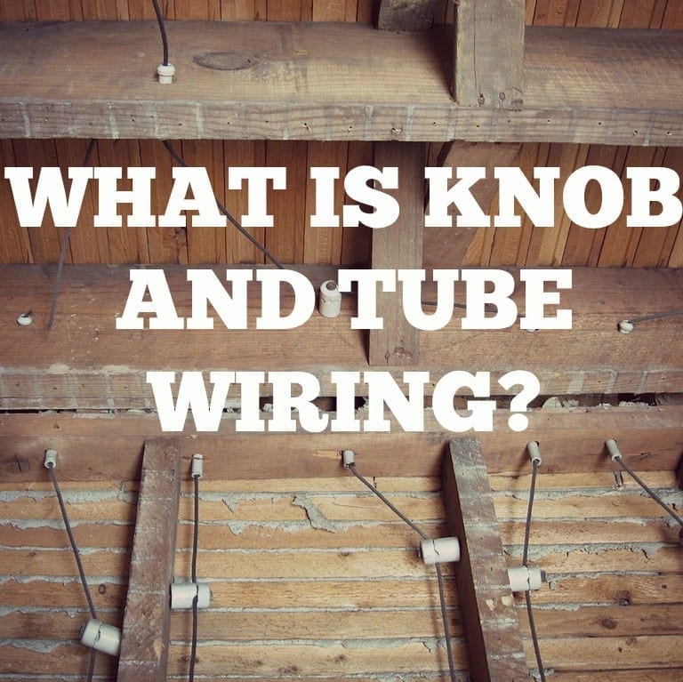 what does knob and tube wiring look like