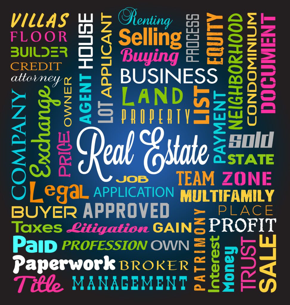 common real estate terms