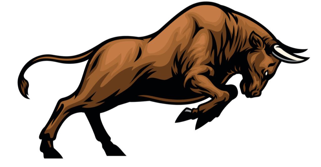 Bully offer concept represented by a leaping bull, symbolizing competitive real estate strategies in Guelph.