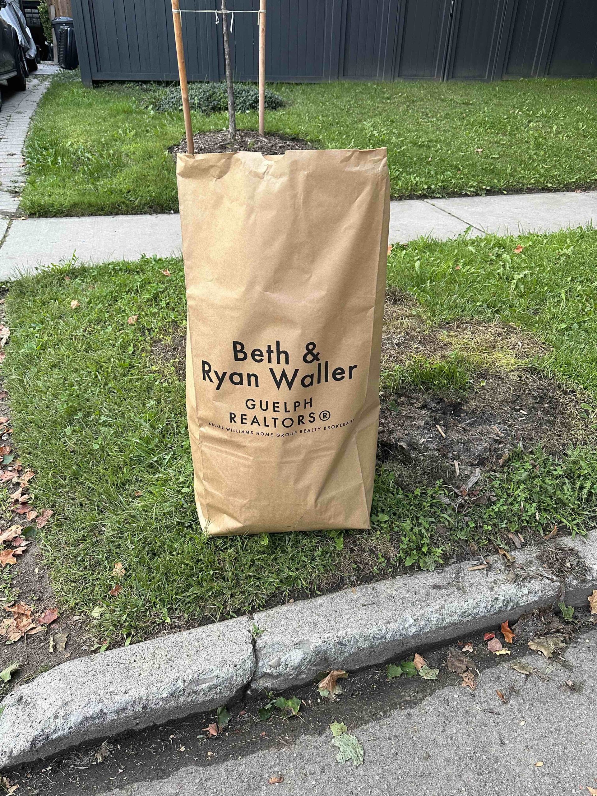 Beth and Ryan's yard waste bag promo! SPRING 2024
