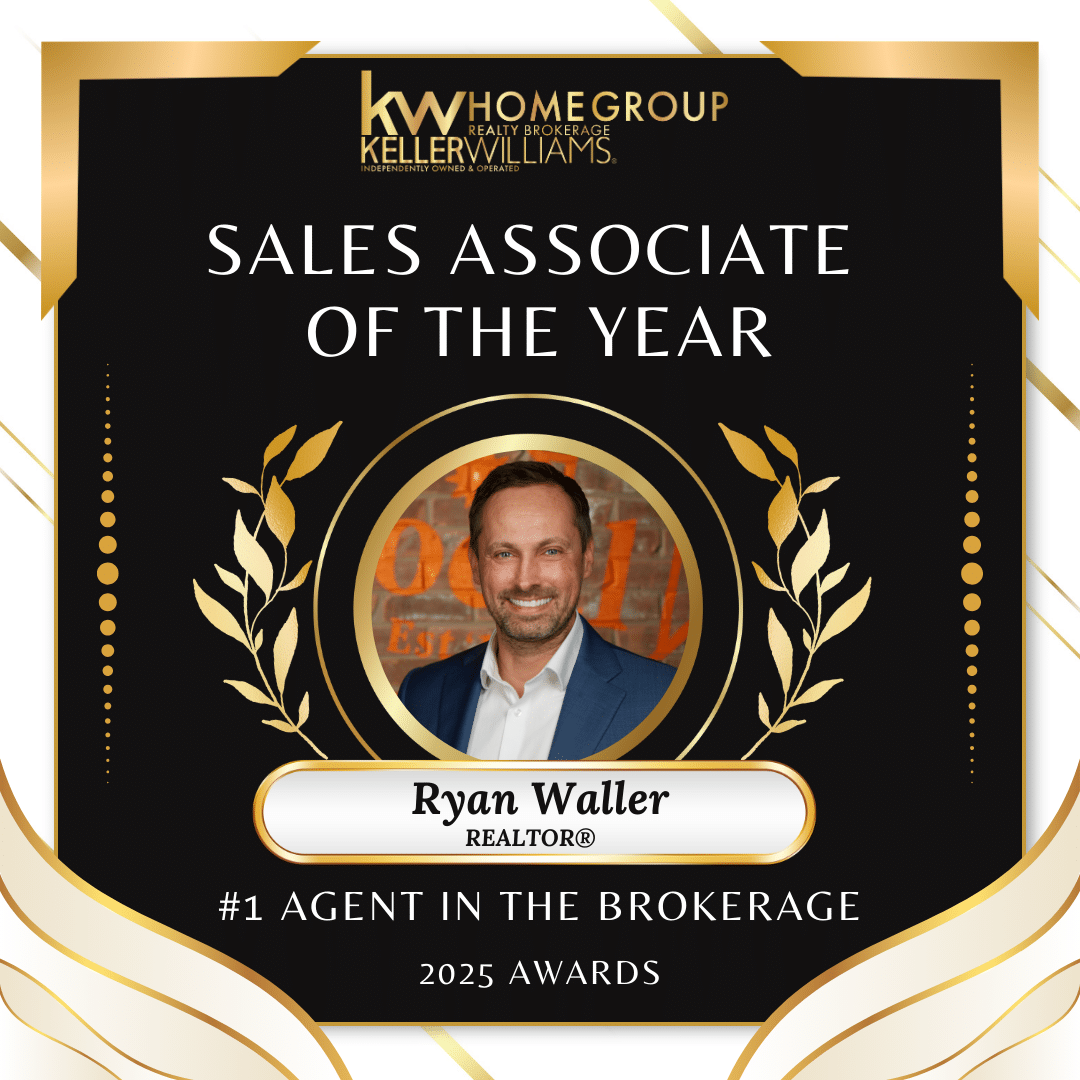 Ryan Waller, #1 volume Sales Associate at Keller Williams Home Group Realty 2025